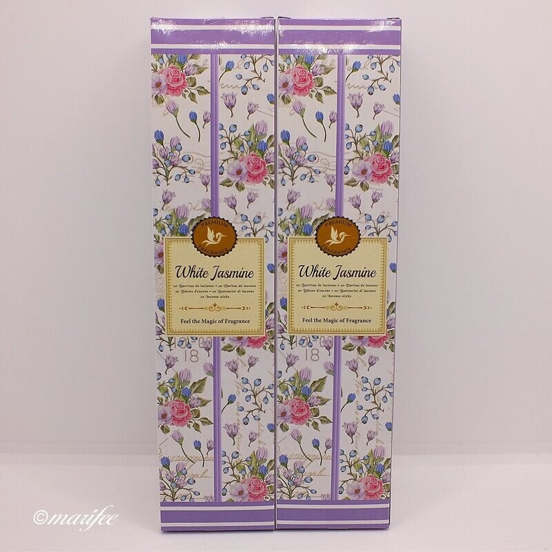 Räucherstäbchen Räucherstäbchen "Weisser Jasmin" 40 Stück