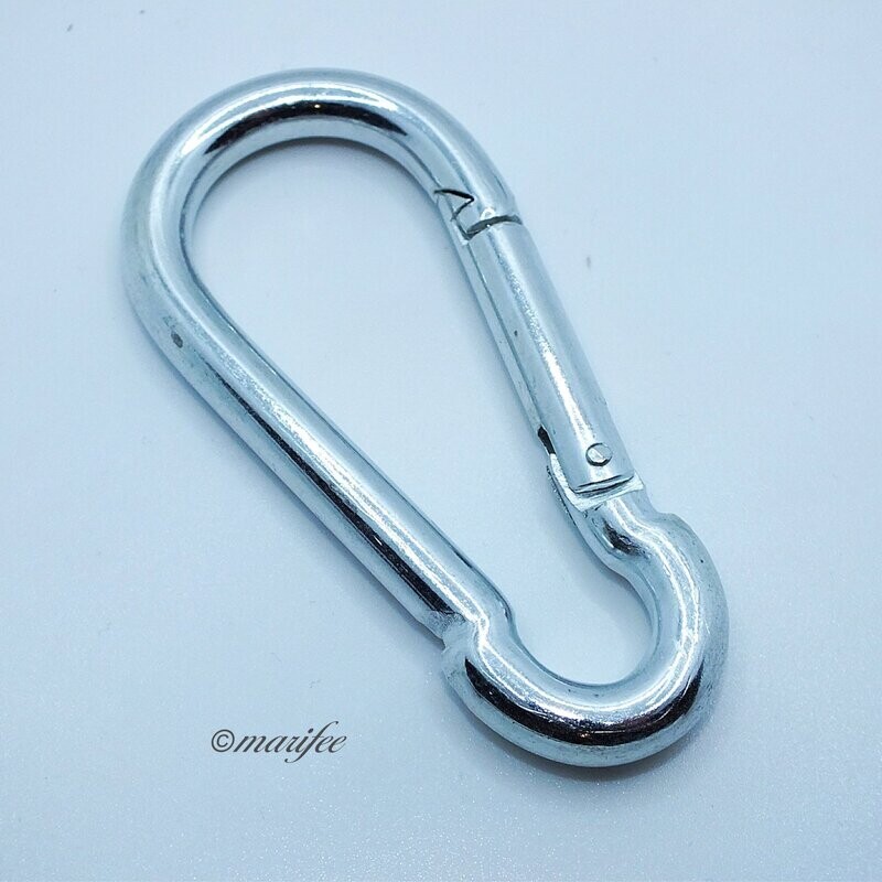 Karabinerhaken 100 x 48 x 9 mm, Stahl DIN 5299 C