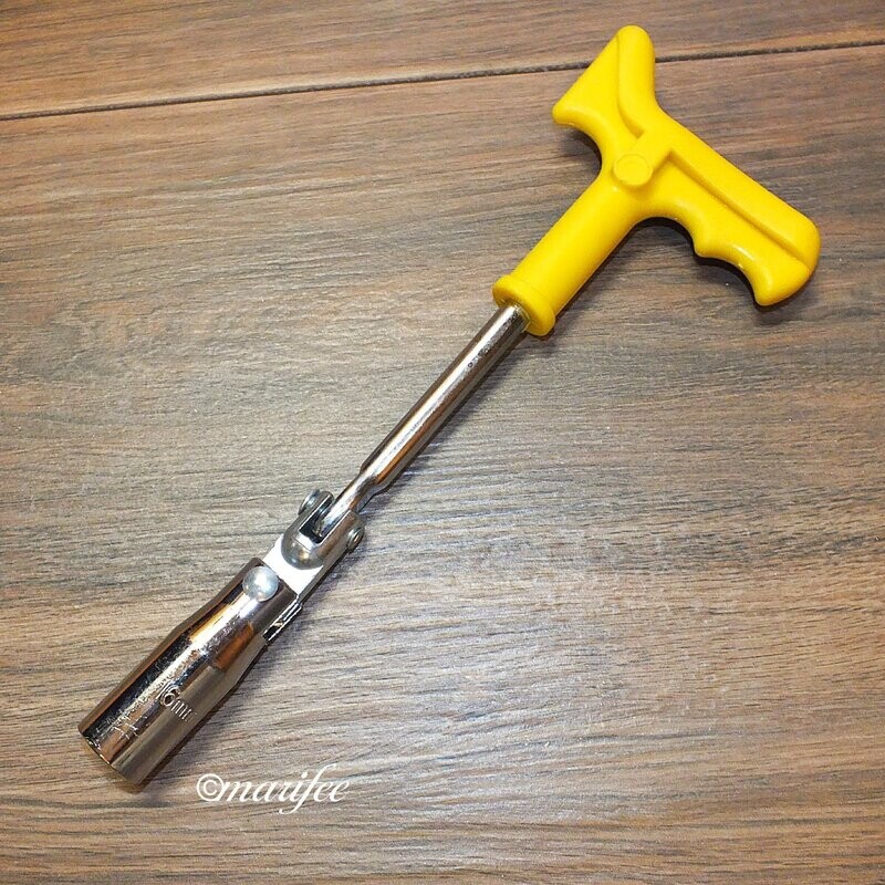 Zündkerzenschlüssel 16 mm, Z-Gelenk, Kraftgriff