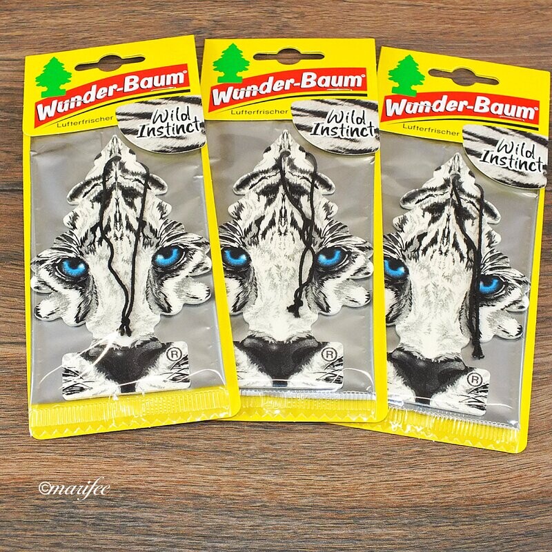 Wunderbaum, 3 Stück Wild Instinct Lufterfrischer Wunderbaum, 3 Stück Wild Instinct Lufterfrischer
