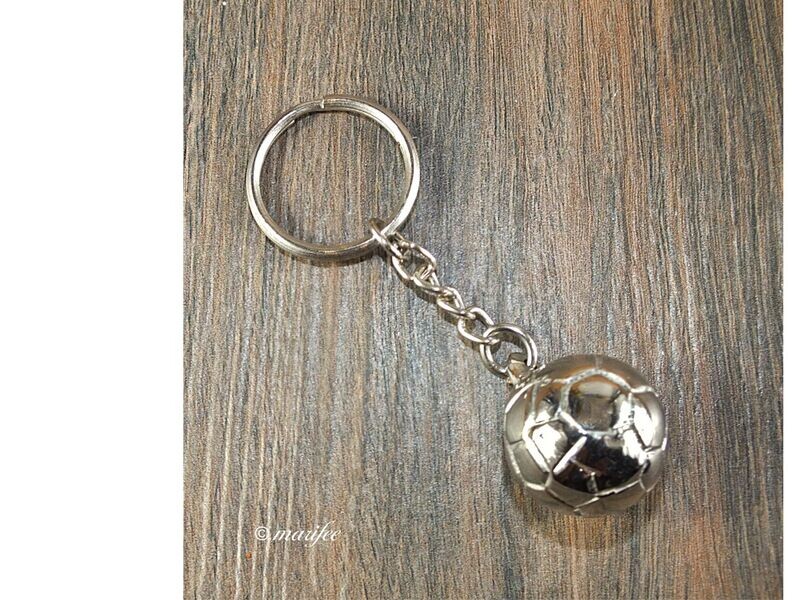 Schlüsselanhänger Fußball, Metall Schlüsselanhänger Fußball, Metall