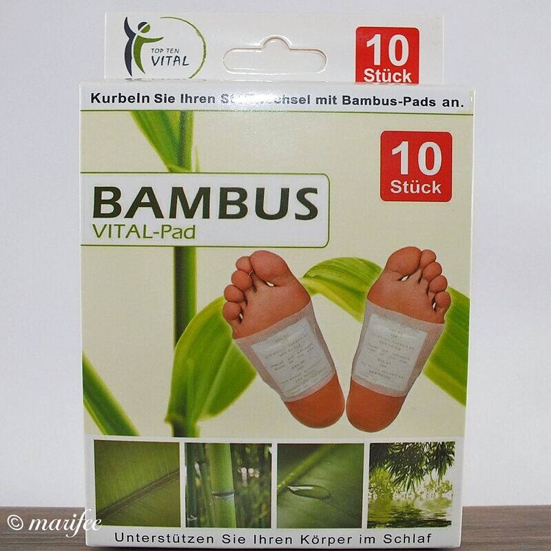 Bambus-Vitalpads, 10 Stück, Vitalität für den Tag