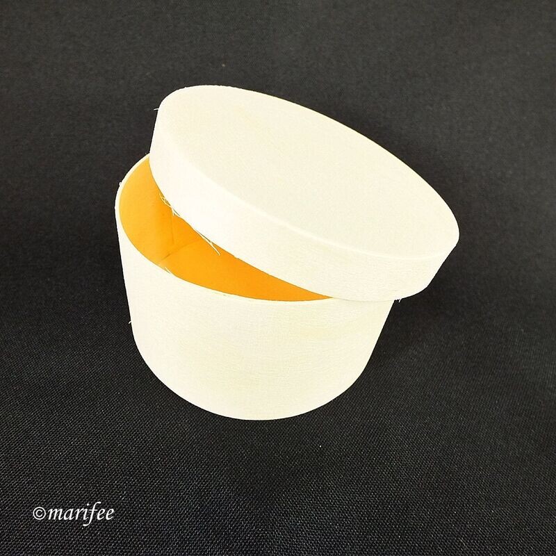 Spanschachtel rund, 90 x 45 mm, Spandose Spanschachtel rund, 90 x 45 mm, Spandose