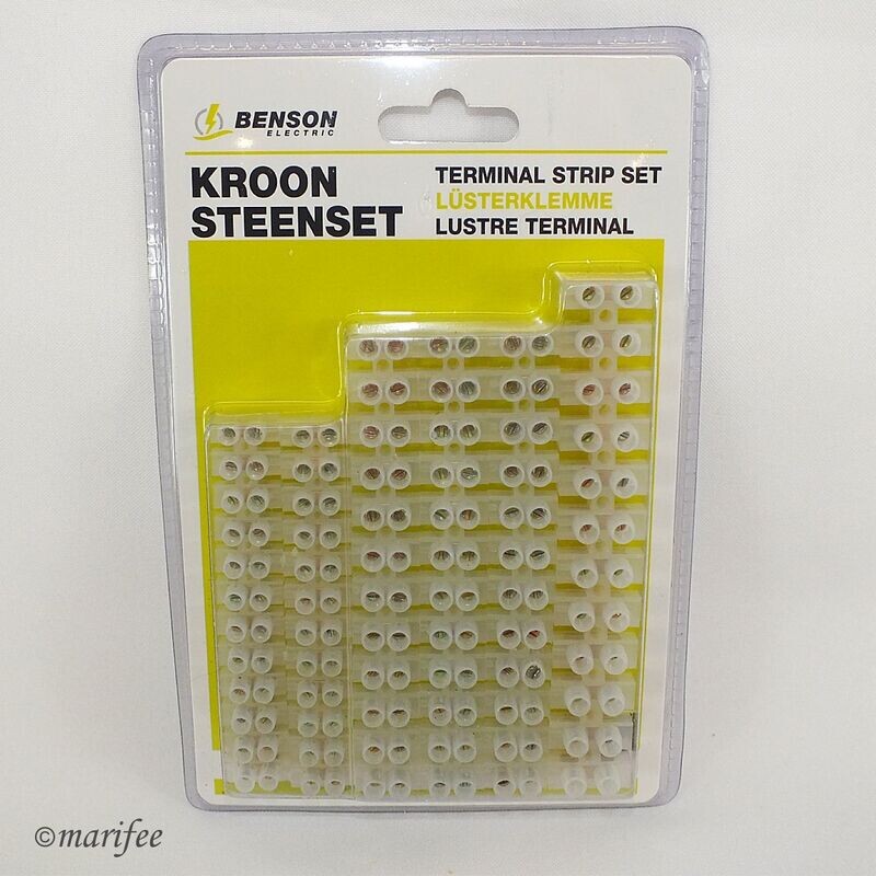 Lüsterklemmen-Set, 6 Streifen a´12 Stück 2,5-6,0 mm² Lüsterklemmen-Set, 6 Streifen a´12 Stück 2,5-6,0 mm²