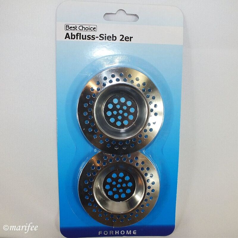 Abflusssieb Edelstahl Rostfrei 7 cm, 2 Stück, Haarsieb Abflusssieb Edelstahl Rostfrei 7 cm, 2 Stück, Haarsieb