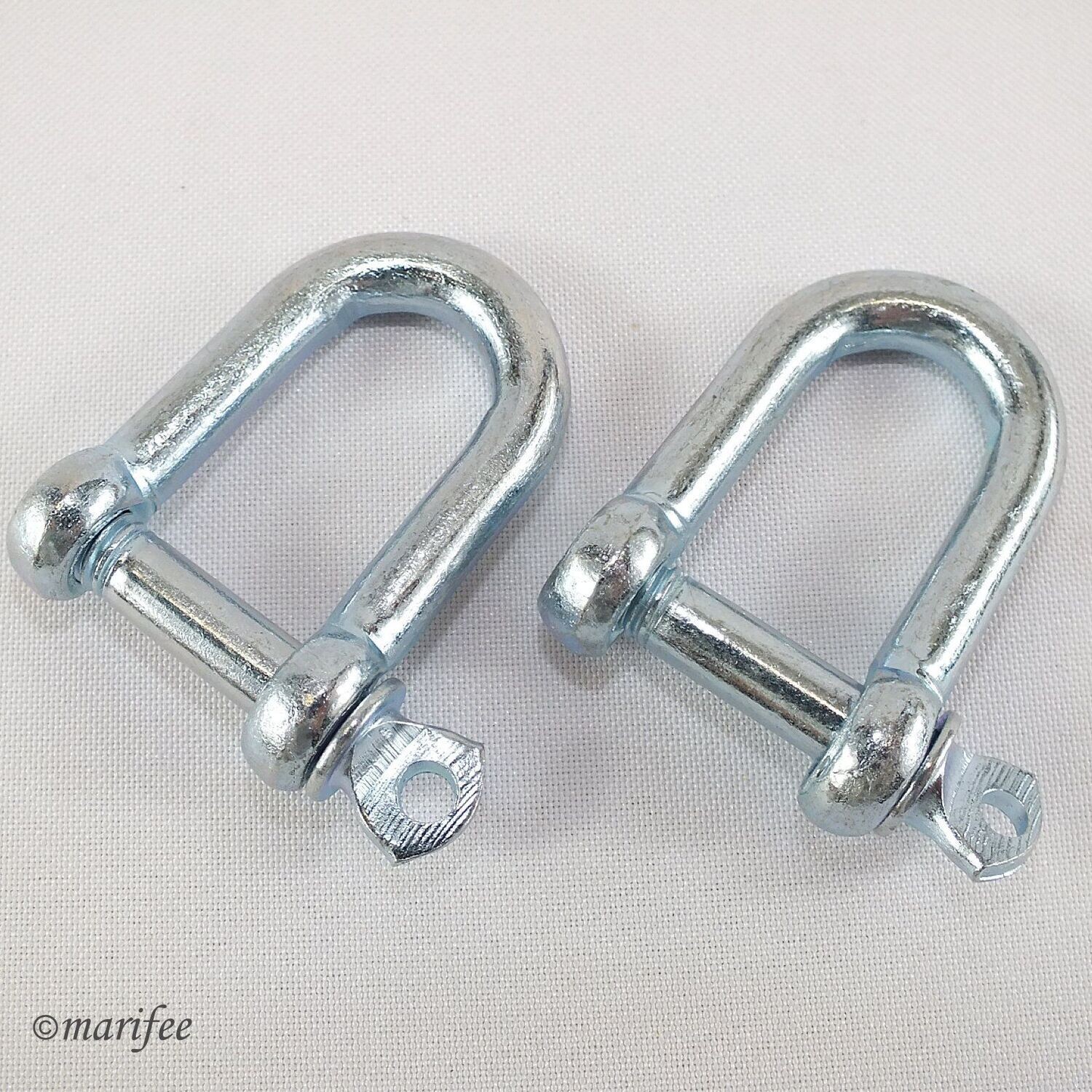 Schäkel gerade, M8, 48 × 32 mm, Edelstahl