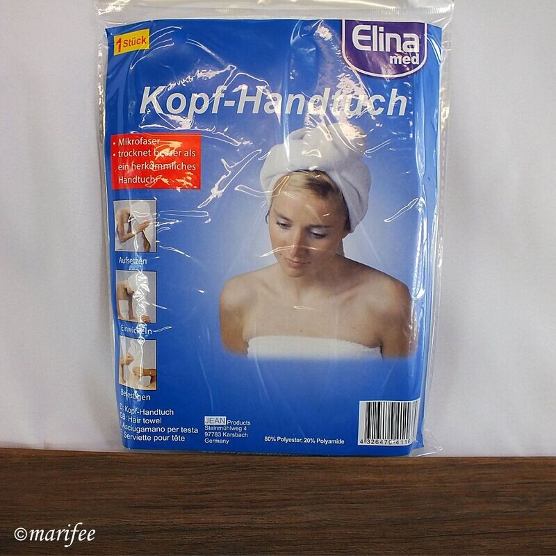 Kopf-Handtuch/ Haar-Turban, Mikrofaser, schnell trocknend Kopf-Handtuch/ Haar-Turban, Mikrofaser, schnell trocknend