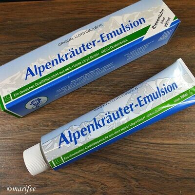 Alpenkräuter-Emulsion,200 ml-Riesentube, Eukalyptus
