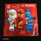 LEGO®  Ninjago-Servietten, 20 Stück, 33 x 33 cm, Geburtstag