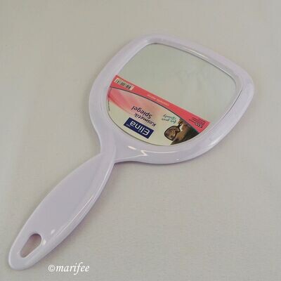 Kosmetikspiegel/ Handspiegel 275 × 142 mm, Weiss