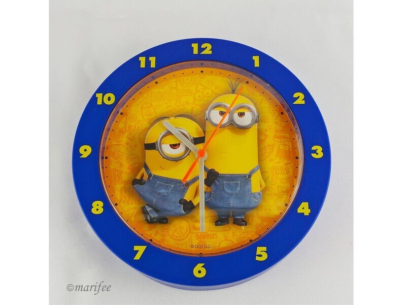 Wanduhr Minions2, The Rise of Gru, Quarz-Uhrwerk