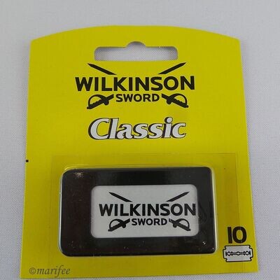 Ersatzklingen Wilkinson Classic, 10 Stück Ersatzklingen, Rasierhobel