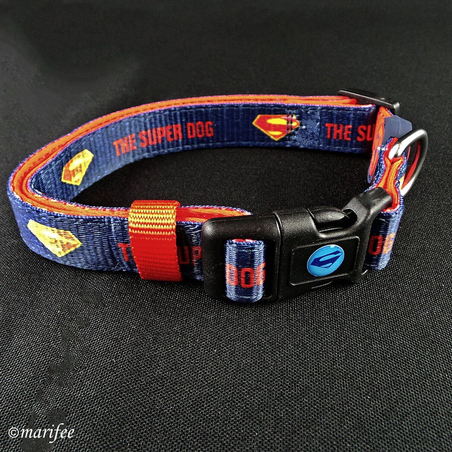 Hundehalsband The Super Dog, Gr. S-M Lizenzartikel