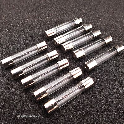 Feinsicherungen,  6 × 30 mm 10 Stück F5AL 250 V