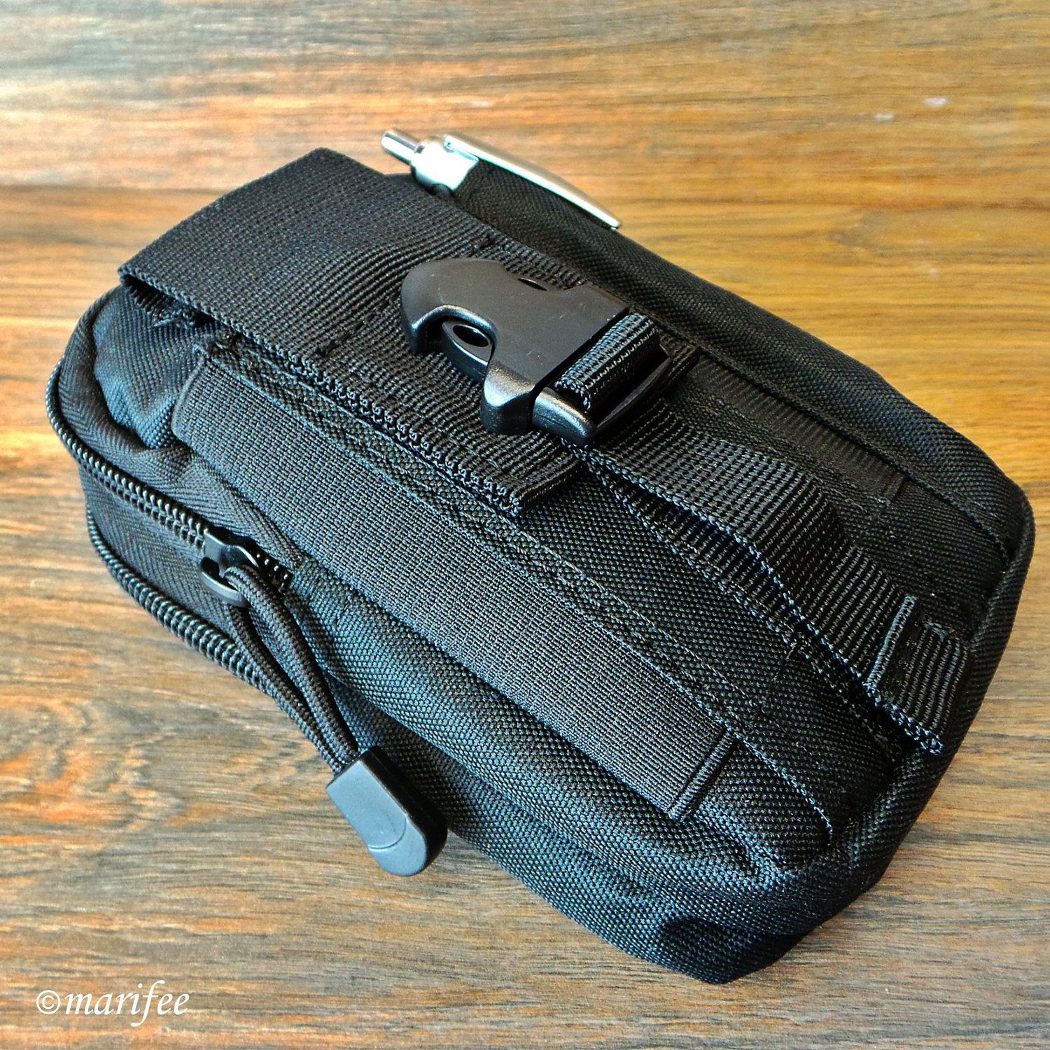 Gürteltasche Schwarz, Handytasche, 120 x 180 x 60 mm