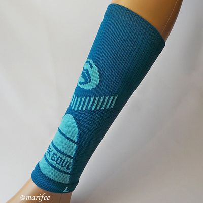 Unisex Sport-Beinstulpen mit Wadenkompression, Gr. M