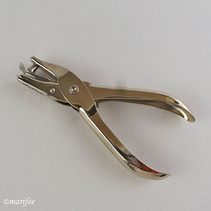 Lochzange zum Stanzen und Basteln, Kerbform Rund 6 mm