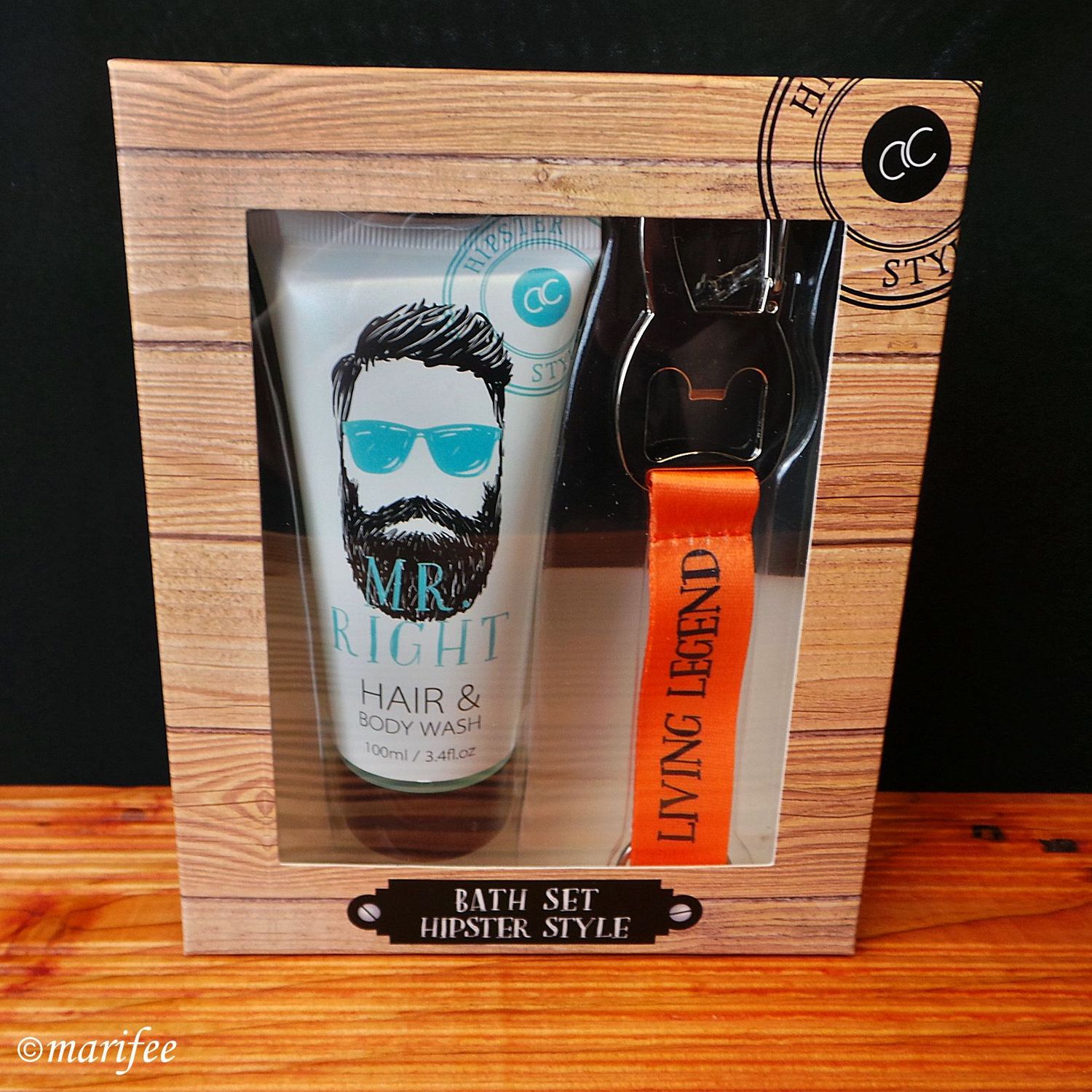 Badeset-Hipster-Style-Geschenkbox, Mr. Right