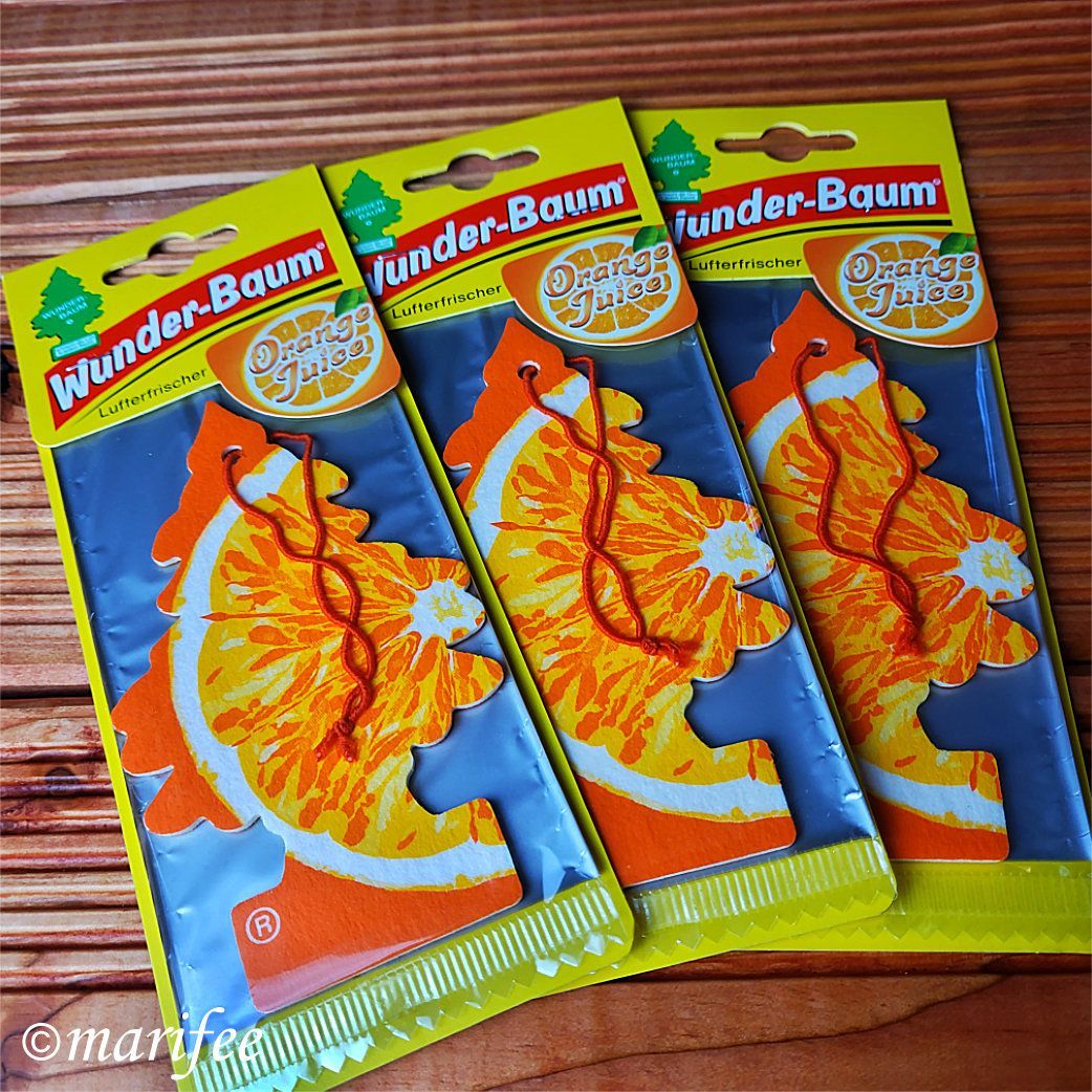 Wunderbaum Lufterfrischer, 3 Stück, Orange Juice Wunderbaum Lufterfrischer, 3 Stück, Orange Juice