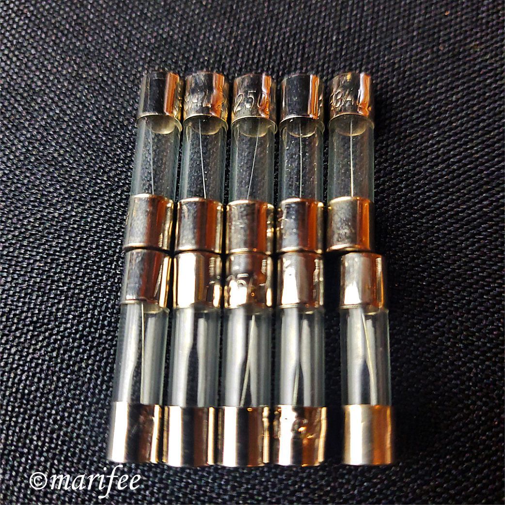 Feinsicherungen, 5 × 20 mm 10 Stück F10AL 250 V