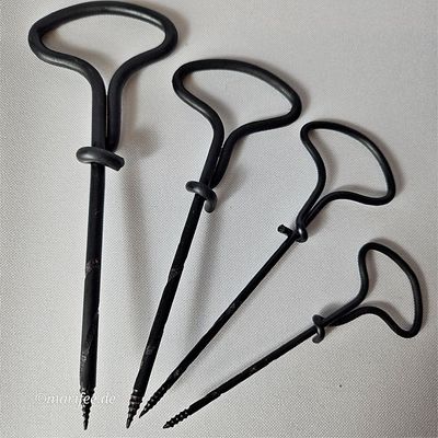 Handbohrer-Set 4-teilig 2,5 bis 5 mm, Nagelbohrer