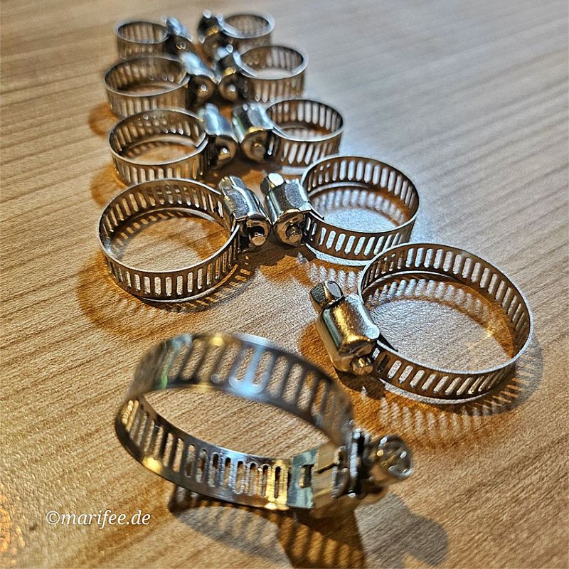 Schlauchschellen-Set 10-teilig, 15–30 mm Schlauchschellen-Set 10-teilig, 15–30 mm
