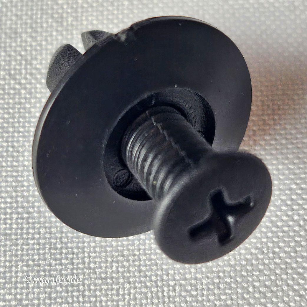 Kunststoff-Spreiznieten, 10 Stück 6,2 × 12 × 14,5 mm