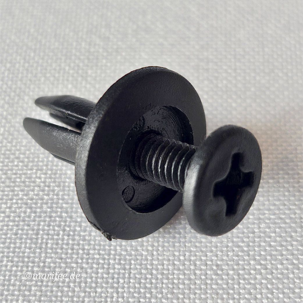 Kunststoff-Spreiznieten, 10 Stück 5,6 × 14 ×15 mm