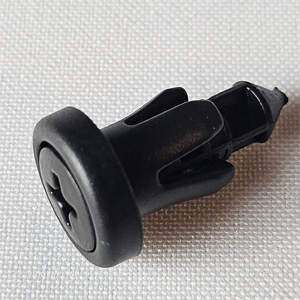 Kunststoff-Spreiznieten, 10 Stück 9,1 × 12 × 15 mm