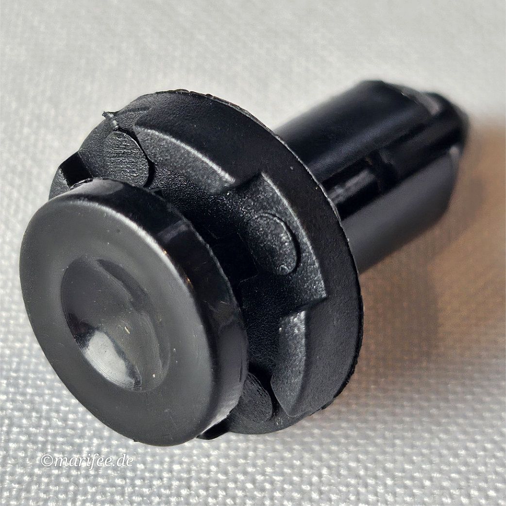 Kunststoff-Spreiznieten, 10 Stück 8,5 × 15 × 17,2 mm