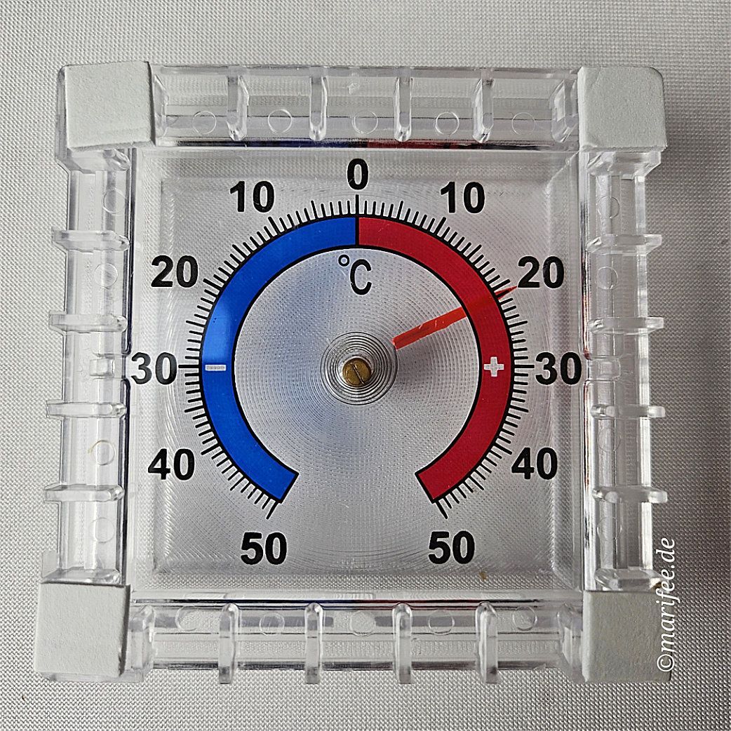 Fenster-Thermometer/Aussen-Thermometer für Fenster