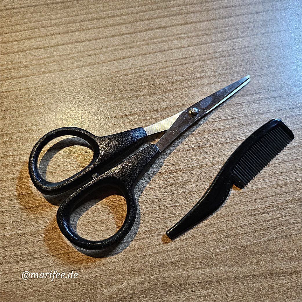 Bartpflege-Set, Bartschere & Bartkamm