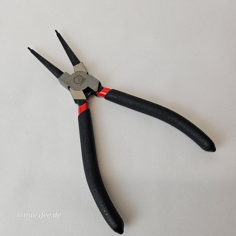 Sprengringzange für Innensprengringe, gerade, isoliert