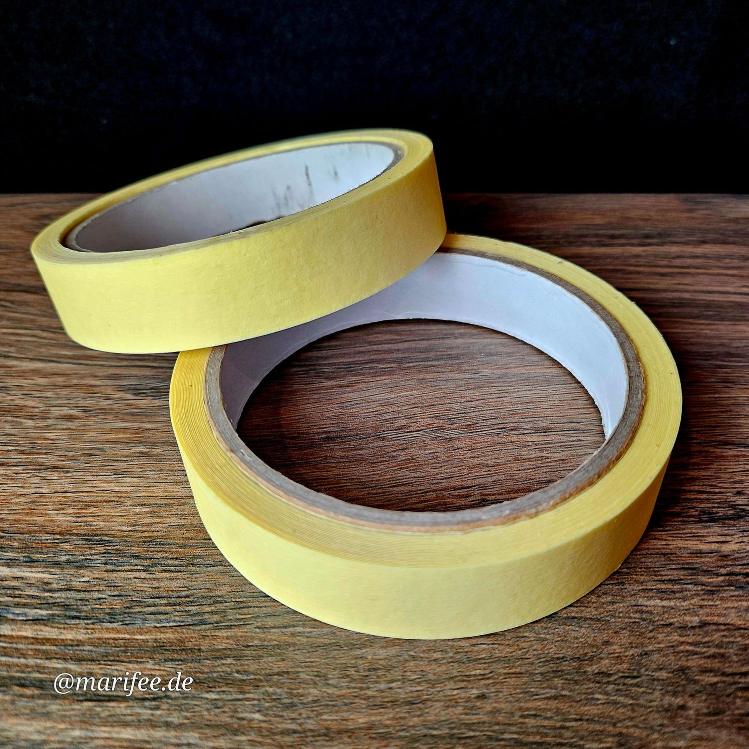 Flachkrepp Klebeband beige, 19 mm × 25,00 m