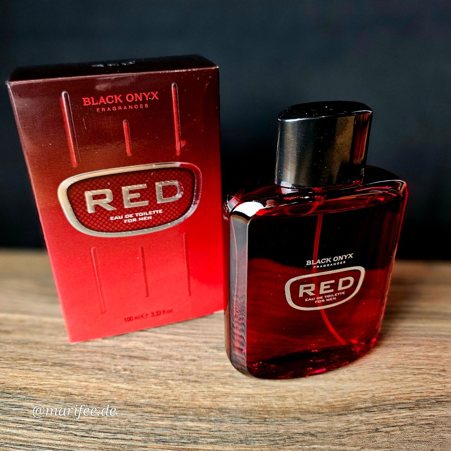 Eau de Toilette, Red for Men, Black Onyx, 100 ml Vaporisateur