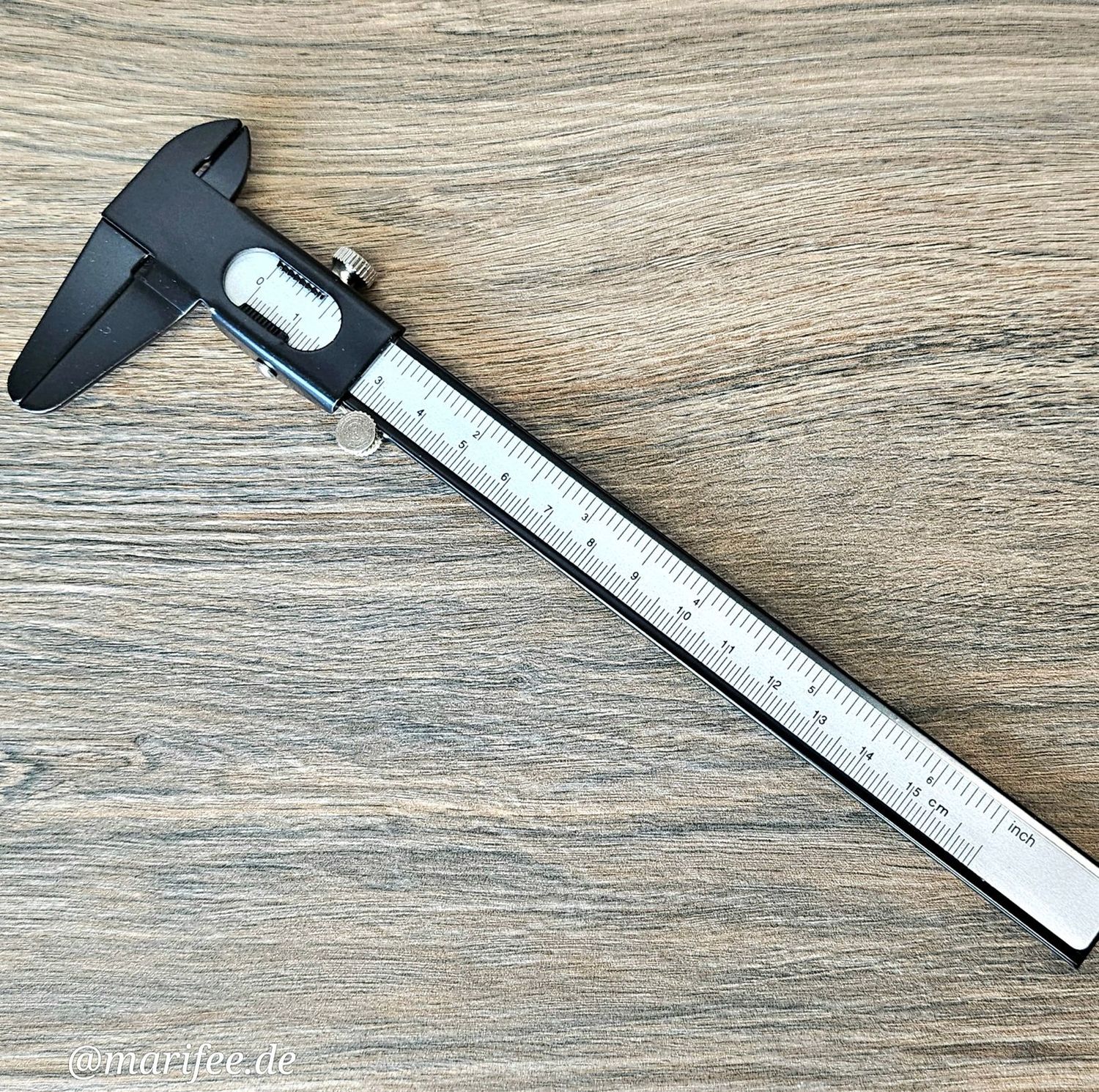 Schieblehre 150 mm, Benson, 3-Wege-Messung, mm und Zoll