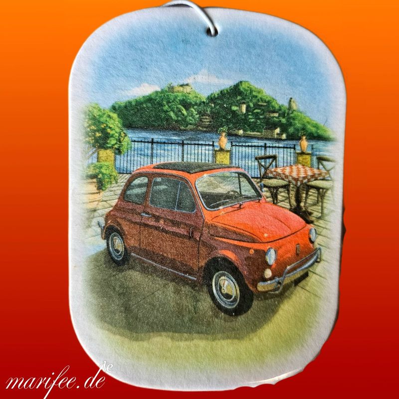 Auto-Lufterfrischer Fiat 500, Zitrone/ Lemon Auto-Lufterfrischer Fiat 500, Zitrone/ Lemon