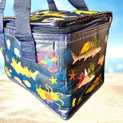 Kühltasche Meerestiere, Lunchbox, 205 × 130 × 150 mm