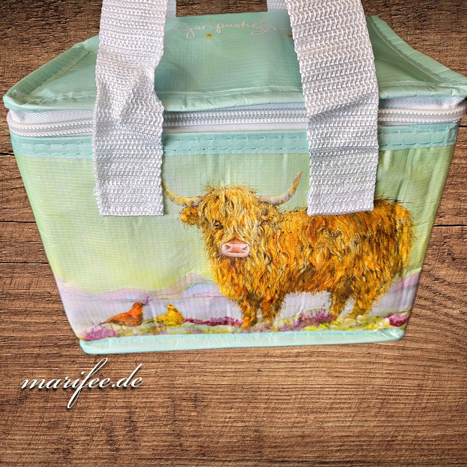 Kühltasche Hochlandrind, Lunchbox, 205 × 130 × 150 mm