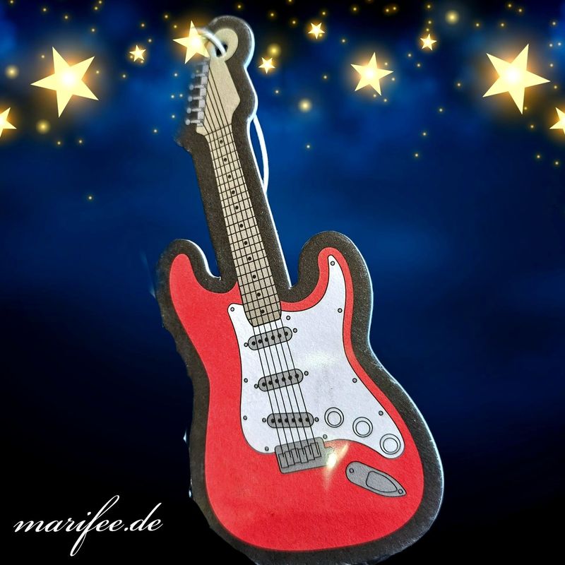 Auto-Lufterfrischer Gitarre, 3 Stück, Cola-Duft Auto-Lufterfrischer Gitarre, 3 Stück, Cola-Duft