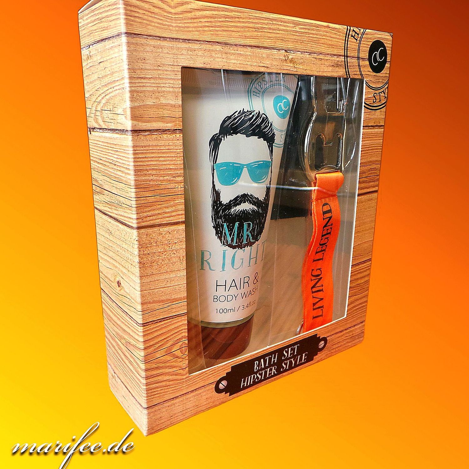 Badeset-Hipster-Style-Geschenkbox, Mr. Right