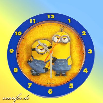 Wanduhr Minions 2, The Rise of Gru, Quarz-Uhrwerk