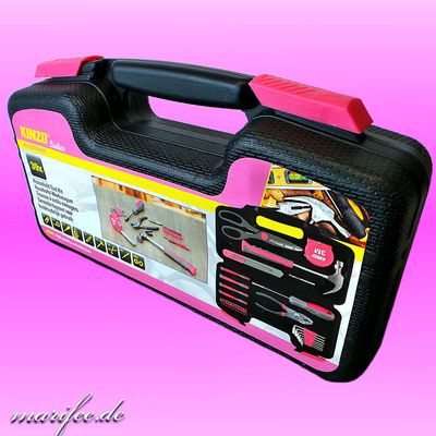Ladies-Werkzeugkoffer, 39-teilig, Haushalts-Werkzeugset