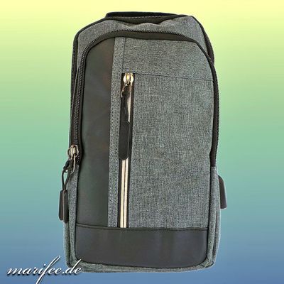 Umhängetasche/ Lässige Schultertasche mit USB