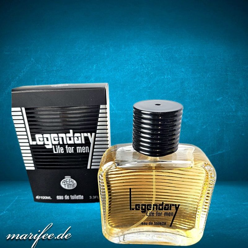 Eau de Toilette, Legendary Life for Men, 100 ml Flakon Eau de Toilette, Legendary Life for Men, 100 ml Flakon