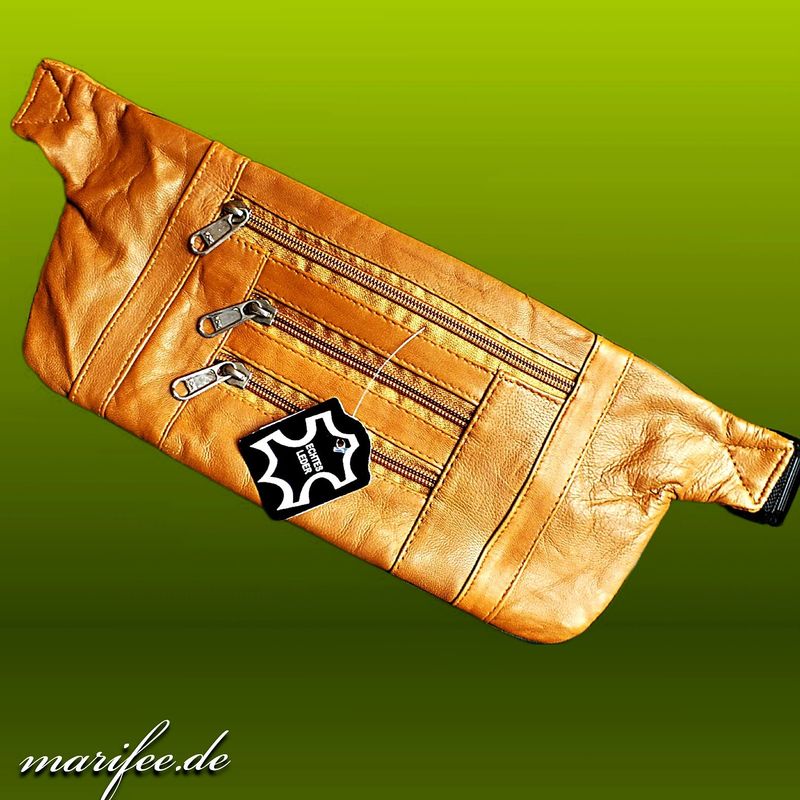 Bauchtasche Braun, weiches Nappa Leder Bauchtasche Braun, weiches Nappa Leder
