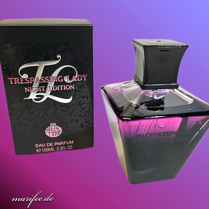 Eau de Parfum Trespassing Lady Night Edition, Real Time , 100 ml Eau de Parfum Trespassing Lady Night Edition, Real Time , 100 ml