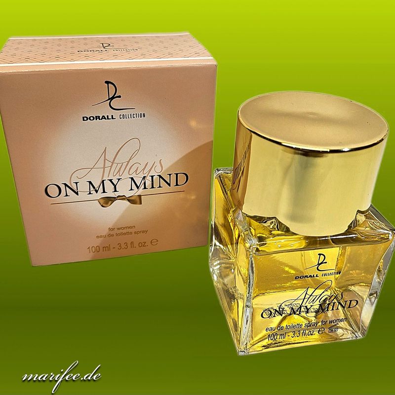 Eau de Parfum Always on my Mind, 100 ml Spray-Vaporisator Eau de Parfum Always on my Mind, 100 ml Spray-Vaporisator