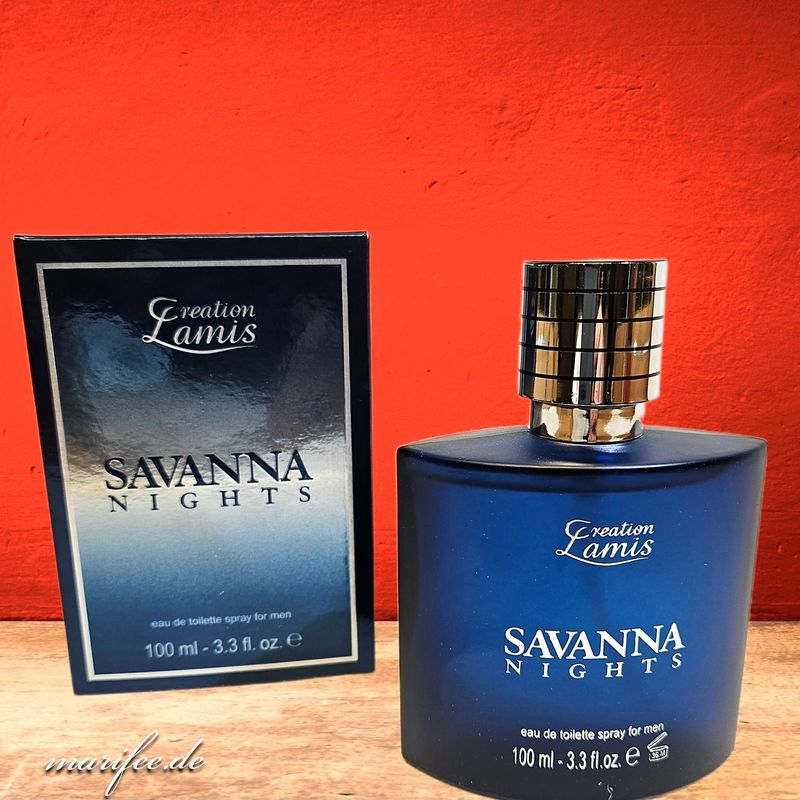 Eau de Toilette, Savanna Nights, for Men, 100 ml Glasflakon Eau de Toilette, Savanna Nights, for Men, 100 ml Glasflakon