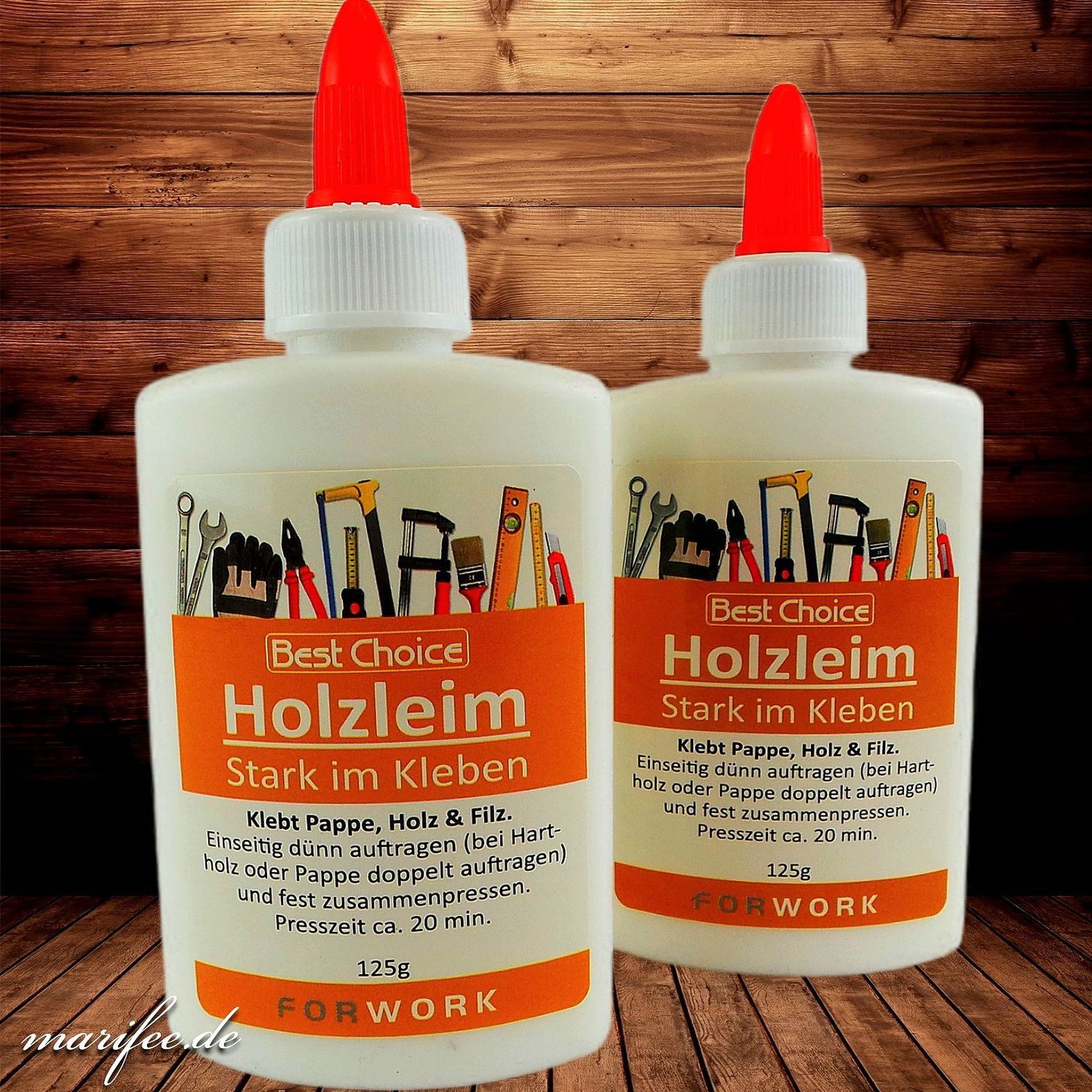 Holzleim Best Choice, 125 g für Holz, Pappe und Filz